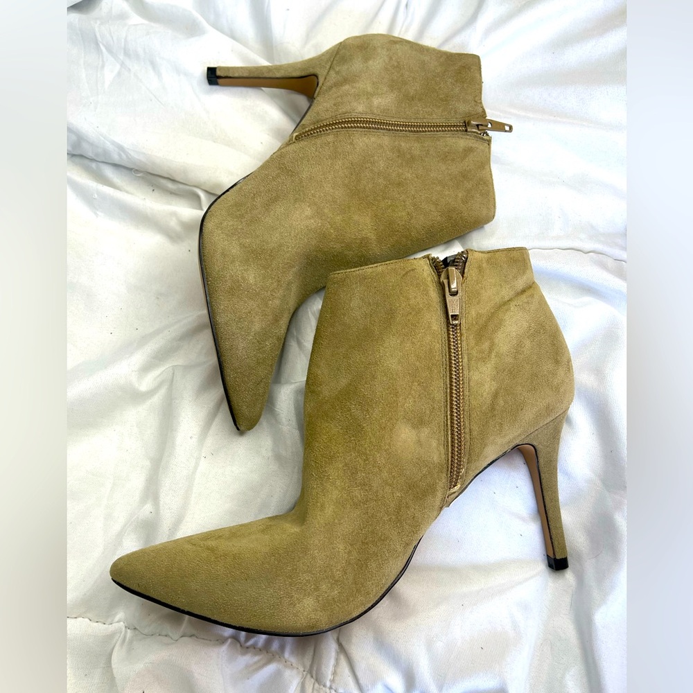 Aldo Olive Green Booties. Size 8.5